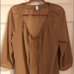 Sheer Old Navy 3/4 Length Top